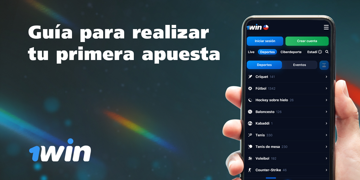 Cómo realizar su primera apuesta en 1Win para usuarios chilenos
