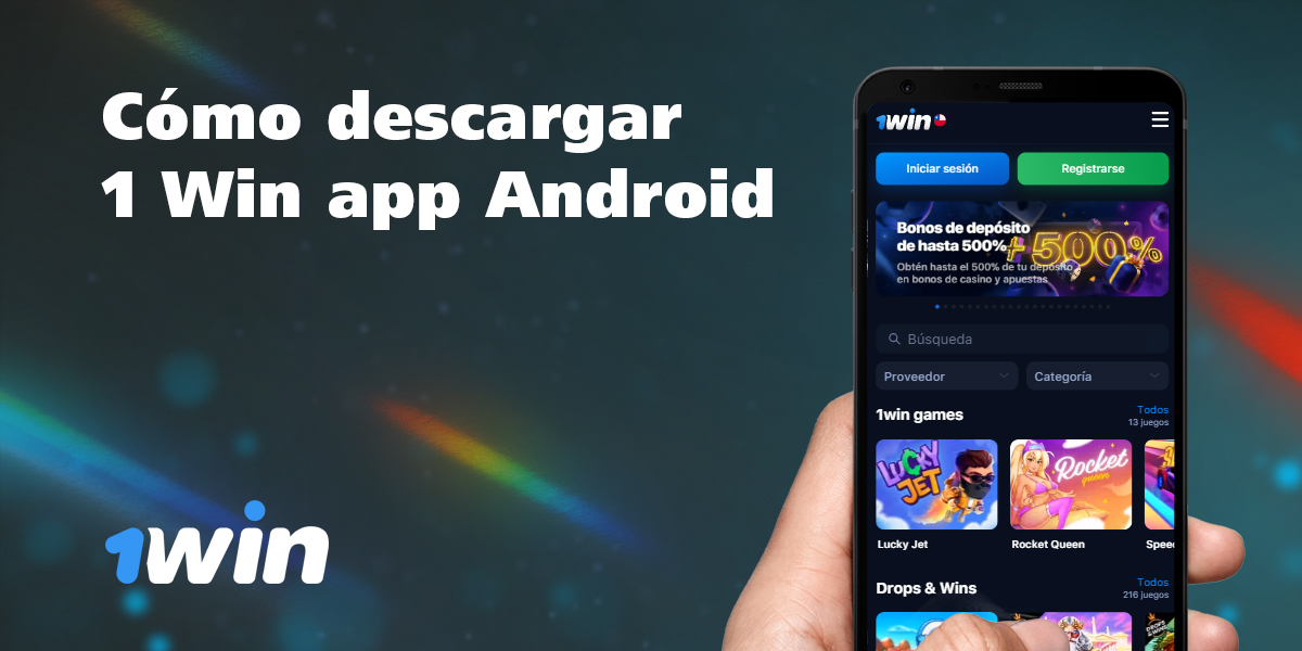 Instrucciones para usuarios de 1Win Chile sobre cómo instalar la app en Android
