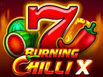 Logotipo del juego Burning Chilli X en el casino 1win Colombia