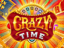 Logo del juego Crazy Time en 1win Colombia Casino