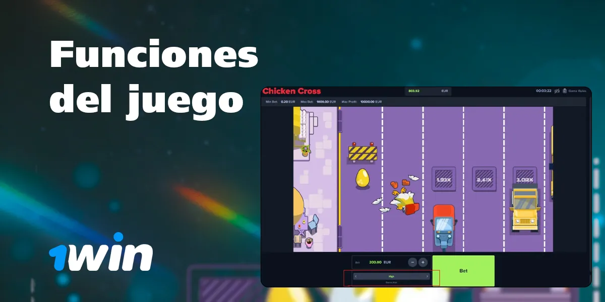 Características especiales del juego y estrategia