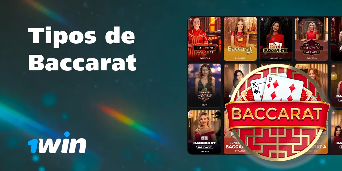 Tipos de juegos en vivo Baccarat