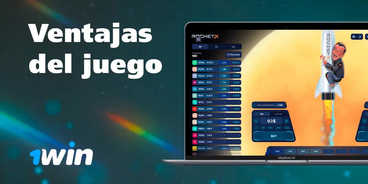 Ventajas del juego Rocket X