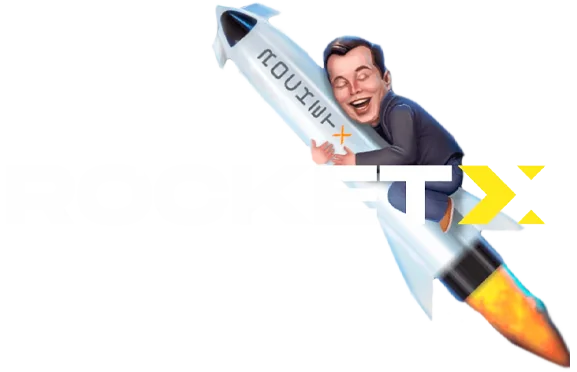 Logotipo del juego Rocket X