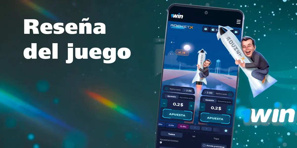 Reseña del juego Rocket X de 1win