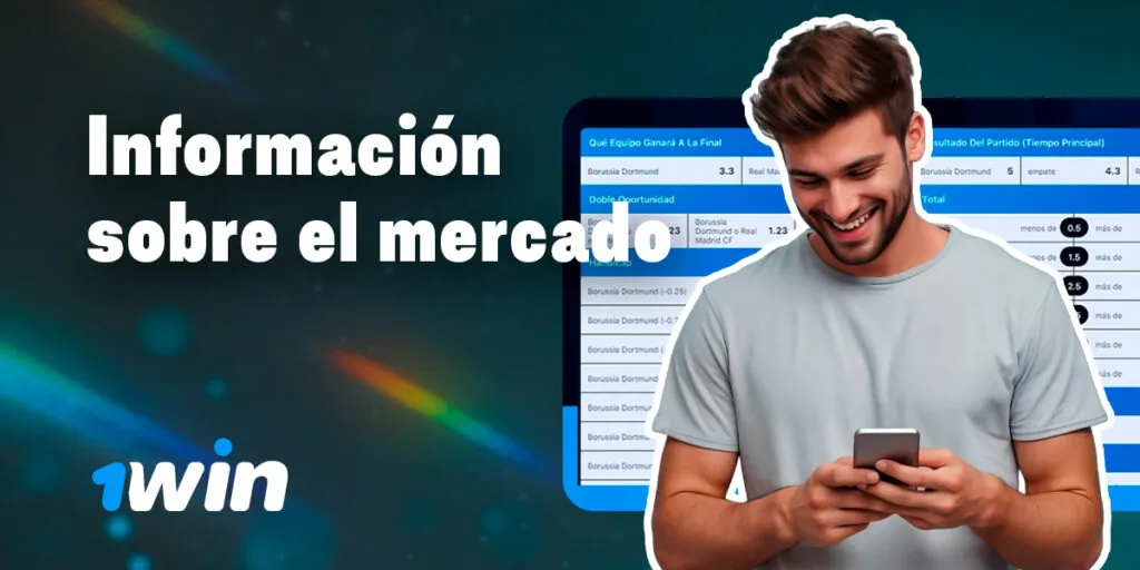Mercado de apuestas sobre diferentes eventos.